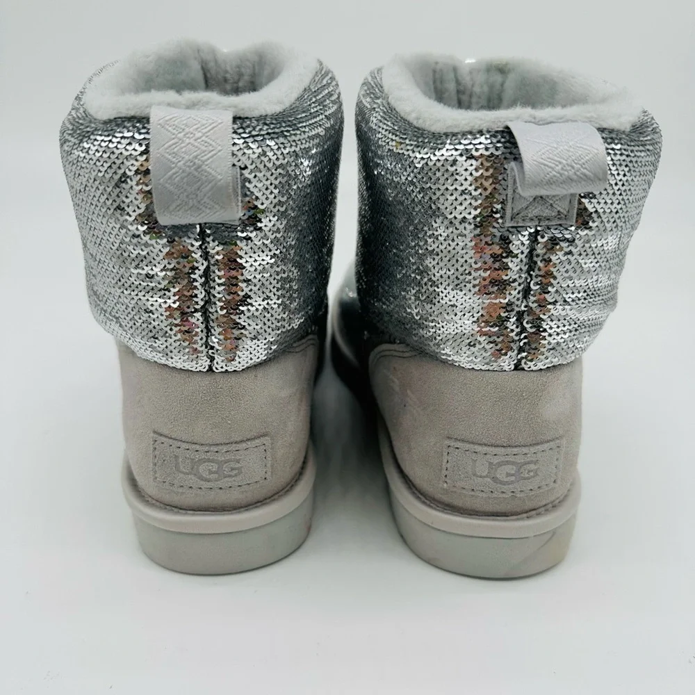 UGG Silver Sequin Winter Boots